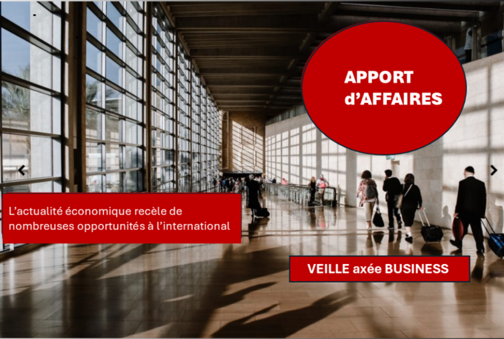 Apport d'affaires – Veille Business Commerce extérieur Apport d'affaires Veille